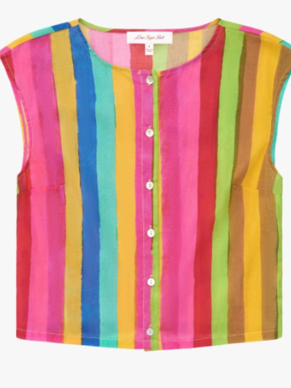 Madeline Top Sherbet Stripe - Lisa Says Gah NWT - Picture 2 of 5